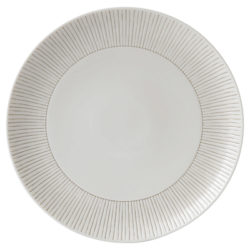 ED Ellen DeGeneres for Royal Doulton Taupe Stripe 28cm Plate